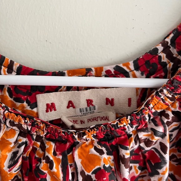 MARNI Multi Floral Tank Top Size 46 - Picture 6 of 9
